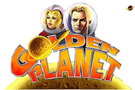 Игровой автомат Золотая Планета логотип.